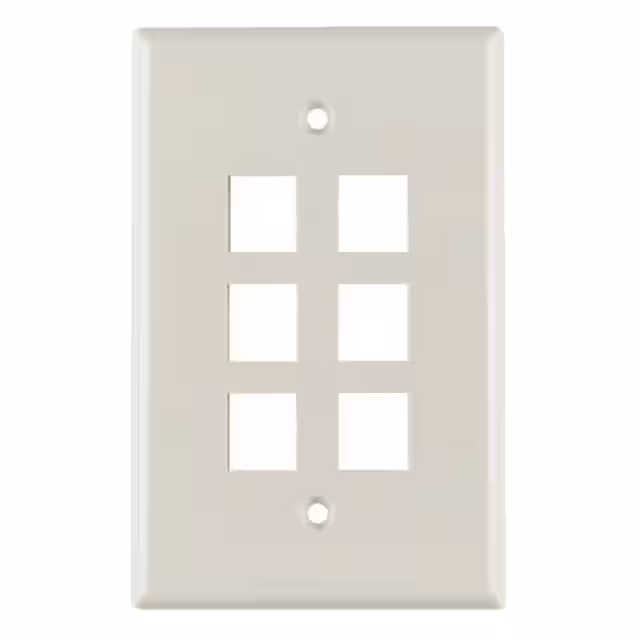 FPMSIX-FW HellermannTyton  Keystone Faceplates Frames